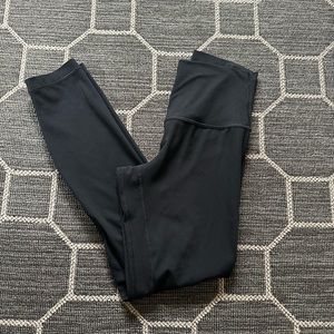 Lululemon Align High Rise Ribbed Pant 25” size 4 - black